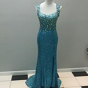 Aqua Dress